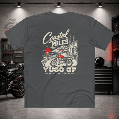 Yugo GP Coastal Miles | Back Graphic Tee