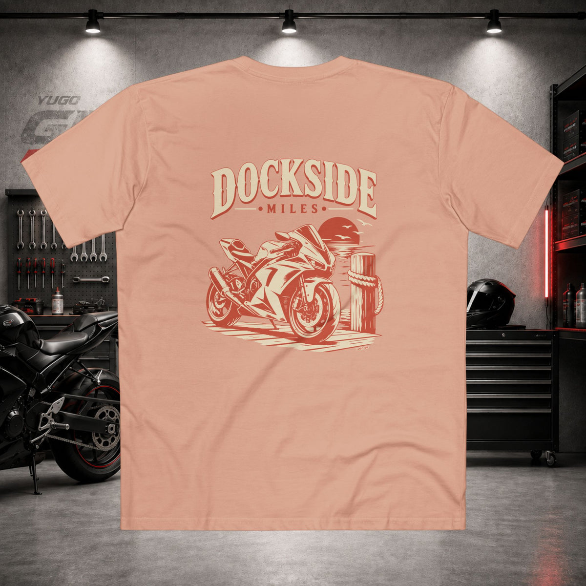 Yugo GP Dockside Miles | Back Graphic Tee