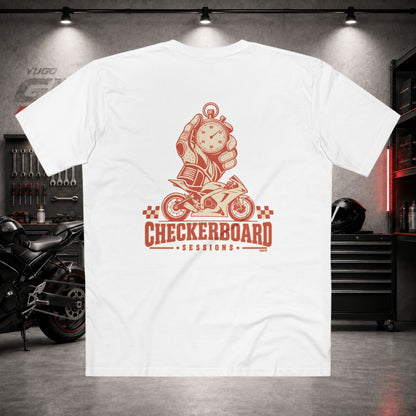 Yugo GP Checkerboard Sessions | Back Graphic Tee