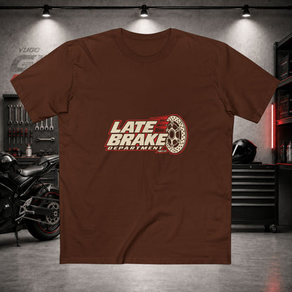 Yugo GP Late Brake Department | Front Graphic Tee