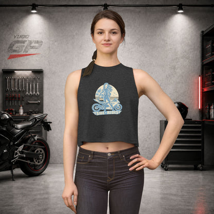 Yugo GP She Rides | Her Crop Tank