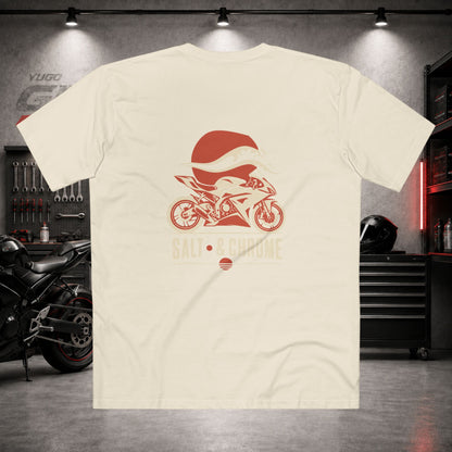 Yugo GP Salt & Chrome | Back Graphic Tee