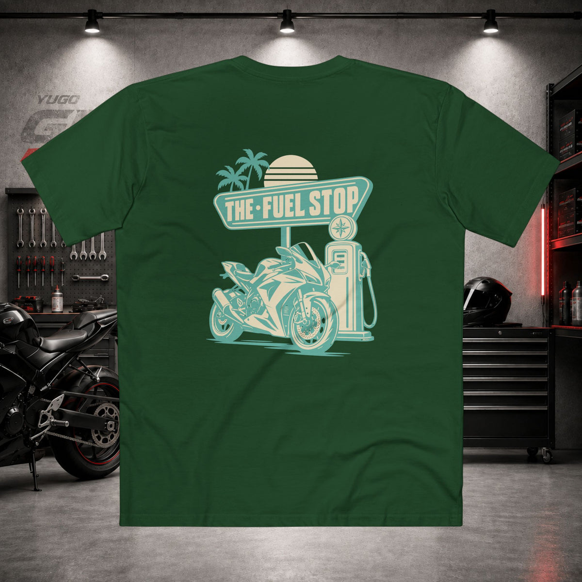 Yugo GP The Fuel Stop | Back Graphic Tee