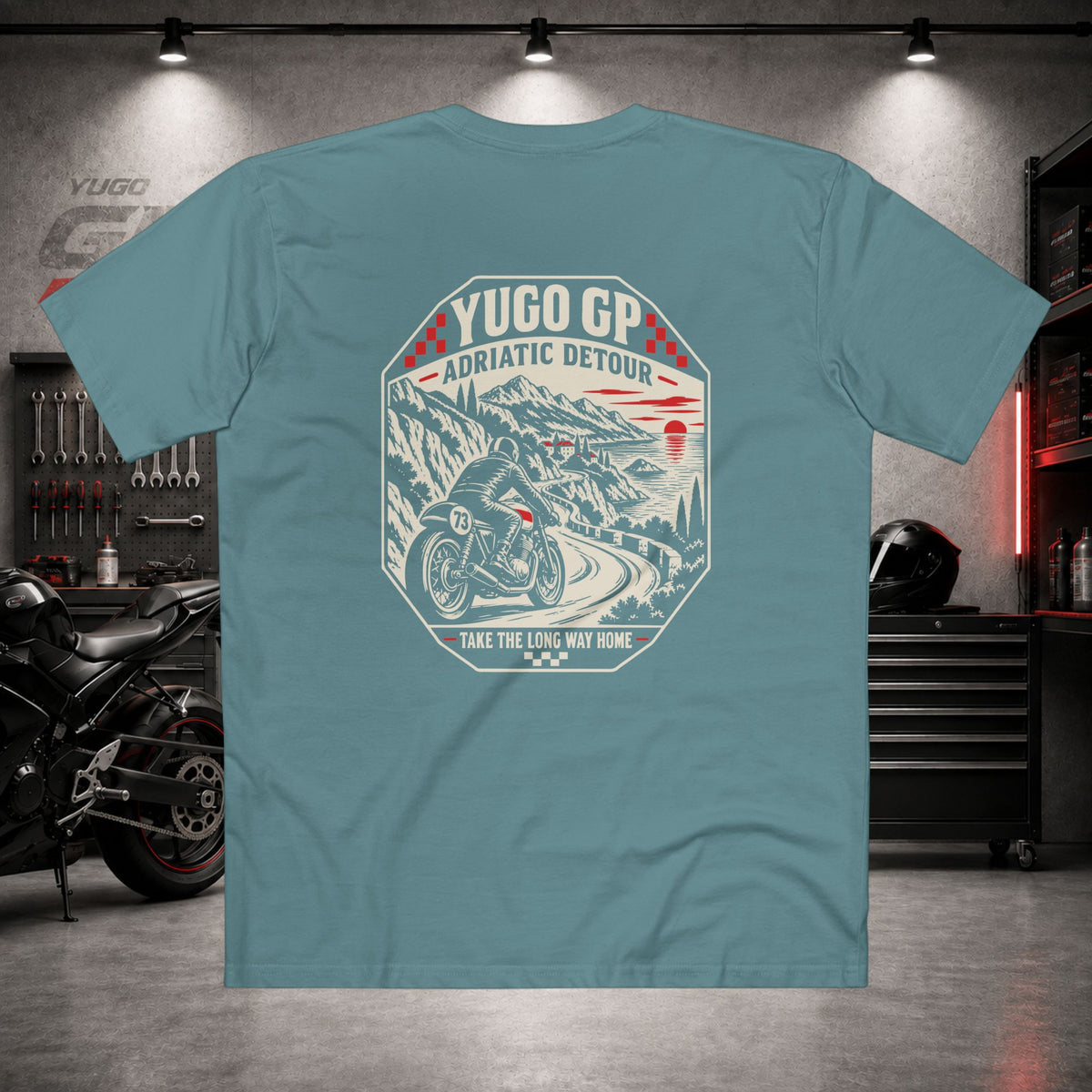 Yugo GP Adriatic Detour | Back Graphic Tee