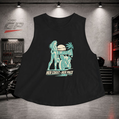 Yugo GP Her Coast Her Pace | Her Crop Tank