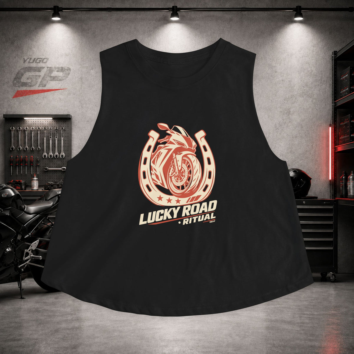 Yugo GP Lucky Road Ritual | Her Crop Tank
