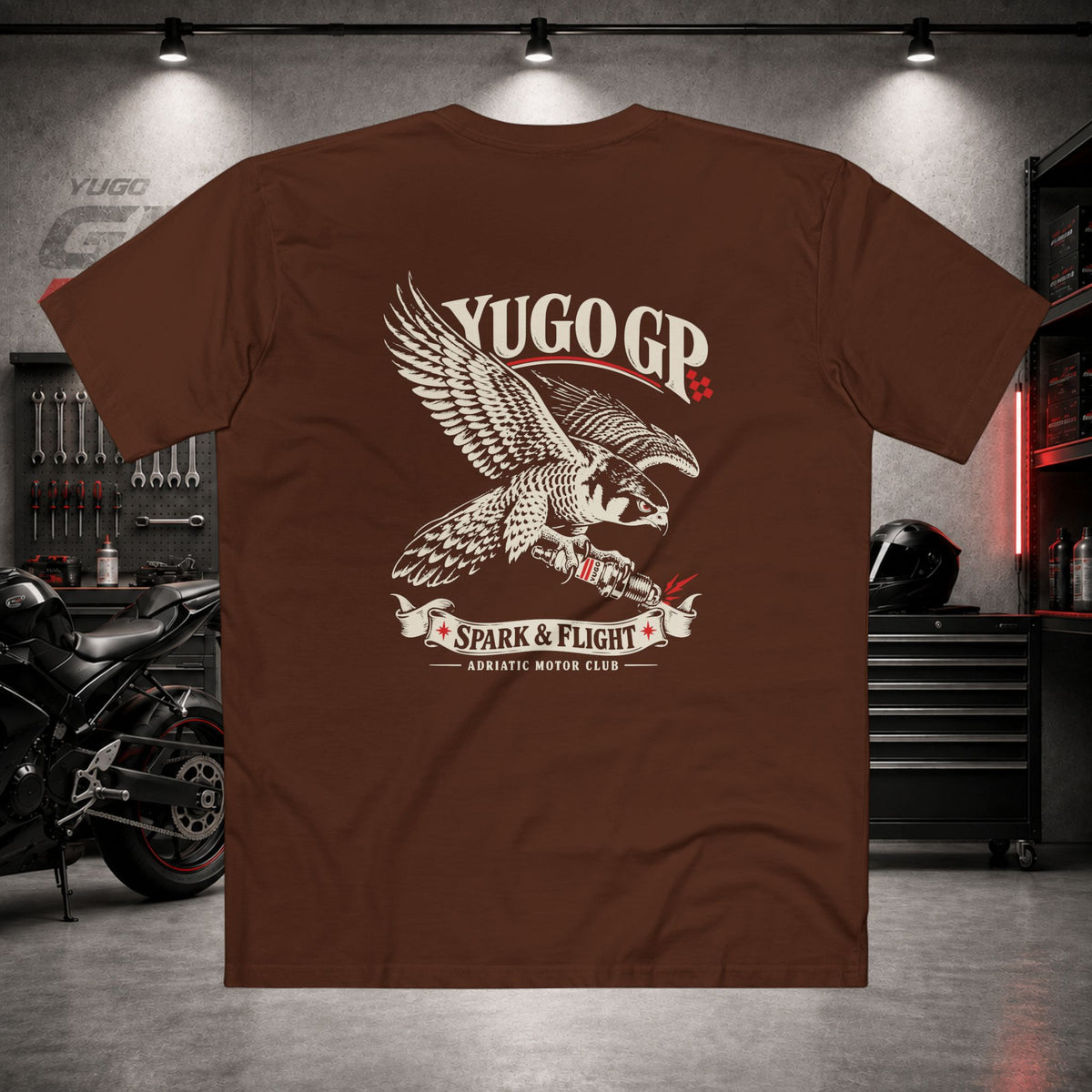 Yugo GP Spark & Flight | Back Graphic Tee