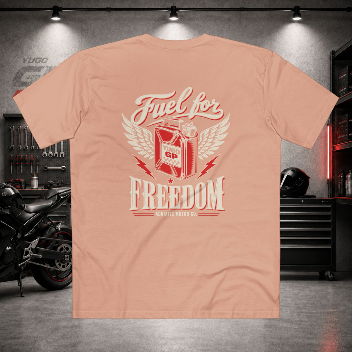 Yugo GP Fuel for Freedom | Back Graphic Tee