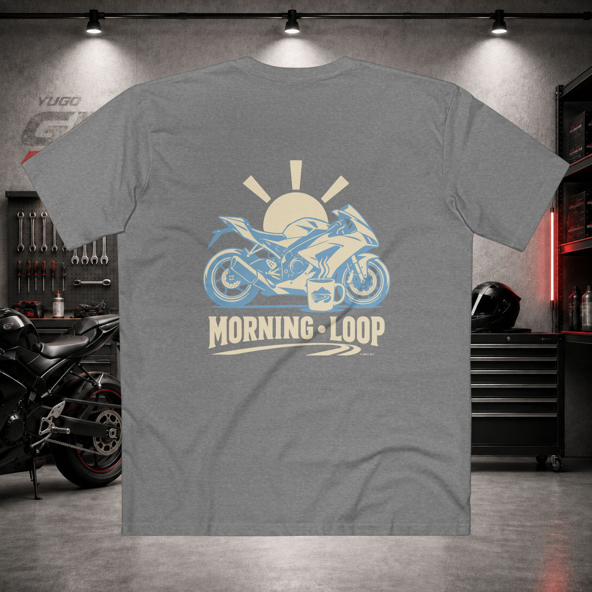 Yugo GP Morning Loop | Back Graphic Tee
