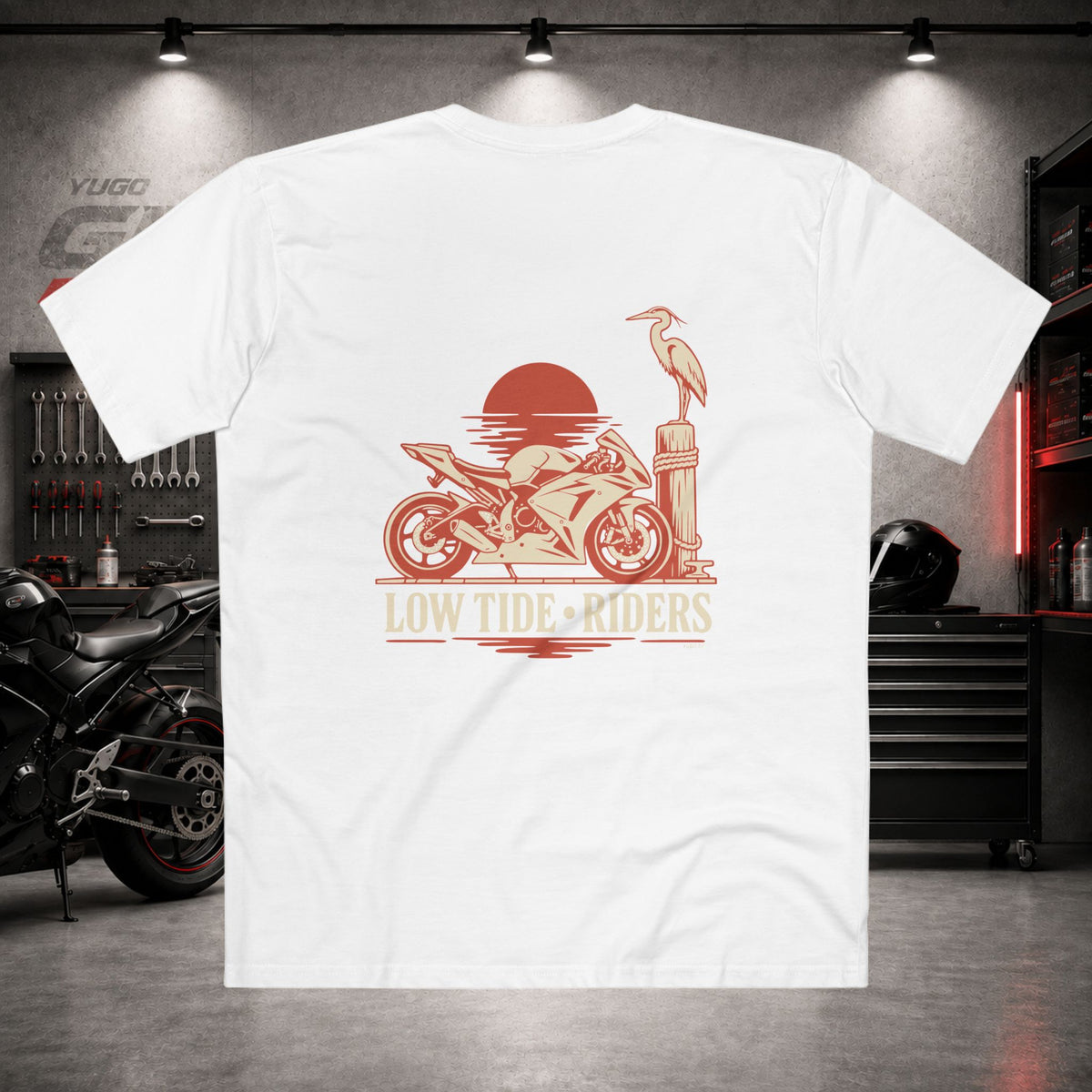 Yugo GP Low Tide Riders | Back Graphic Tee