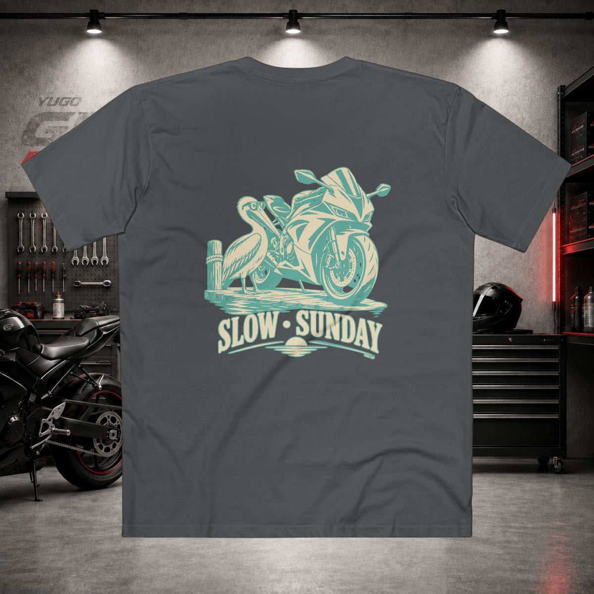Yugo GP Slow Sunday | Back Graphic Tee