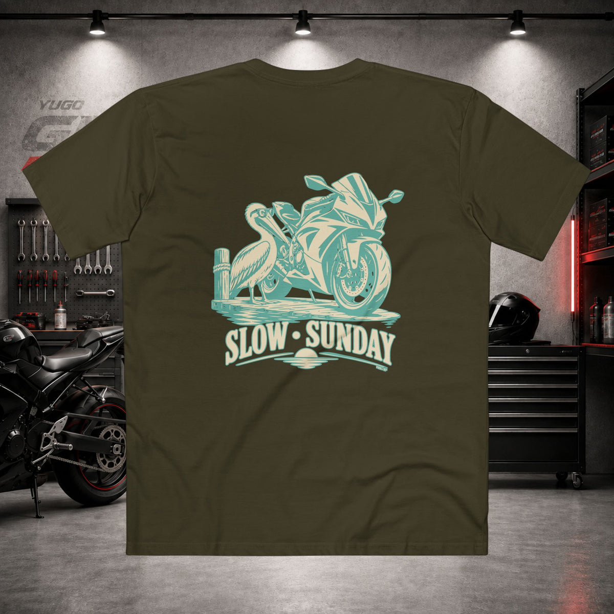 Yugo GP Slow Sunday | Back Graphic Tee