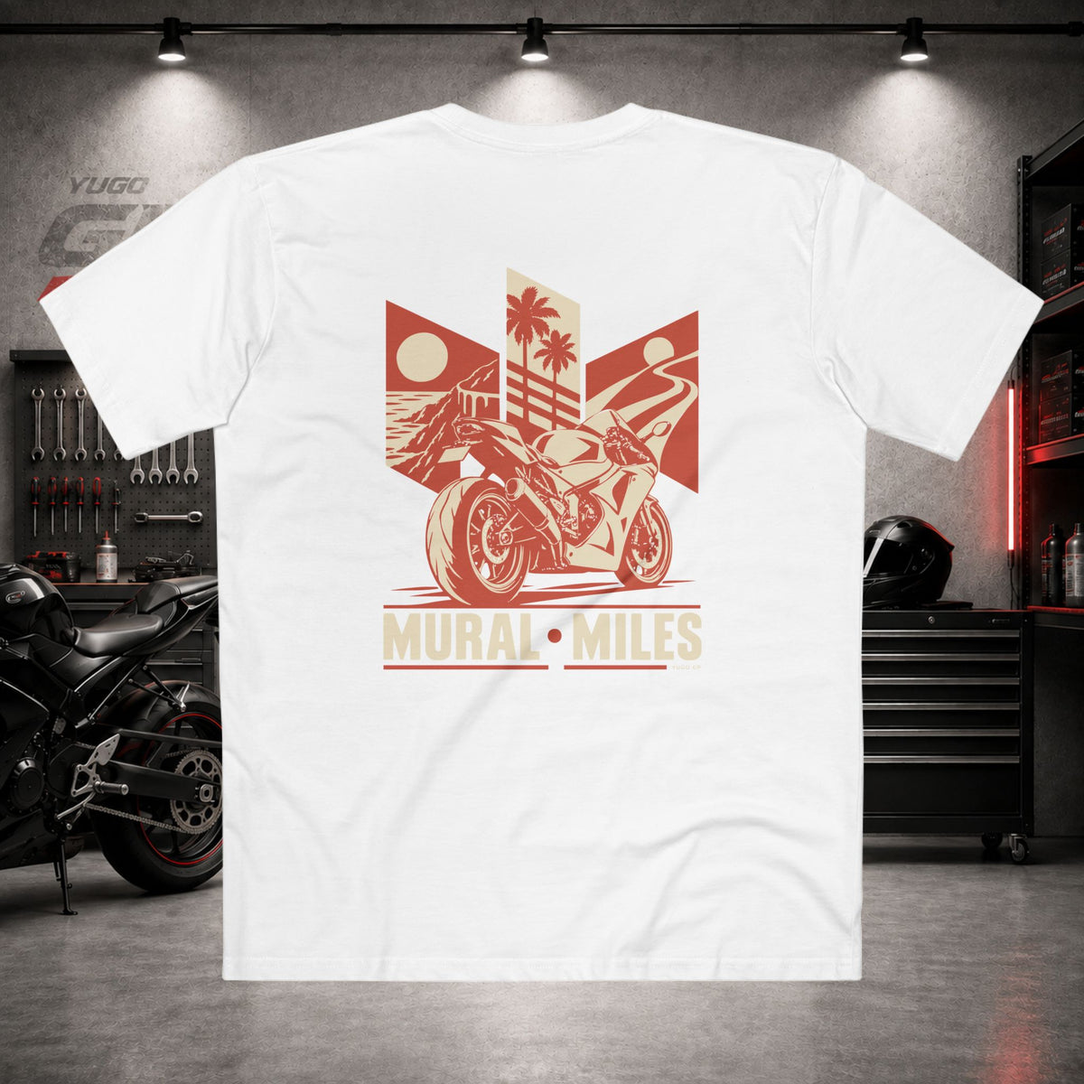 Yugo GP Mural Miles | Back Graphic Tee
