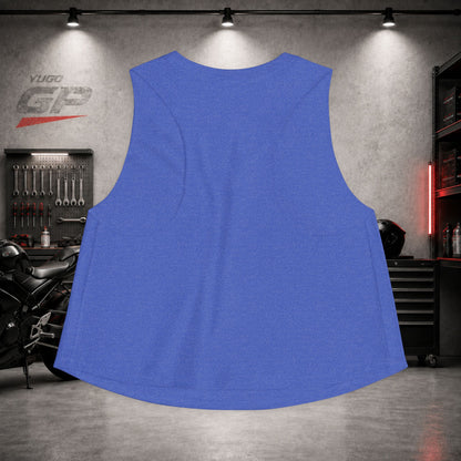 Yugo GP Throttle Bloom Society | Her Crop Tank