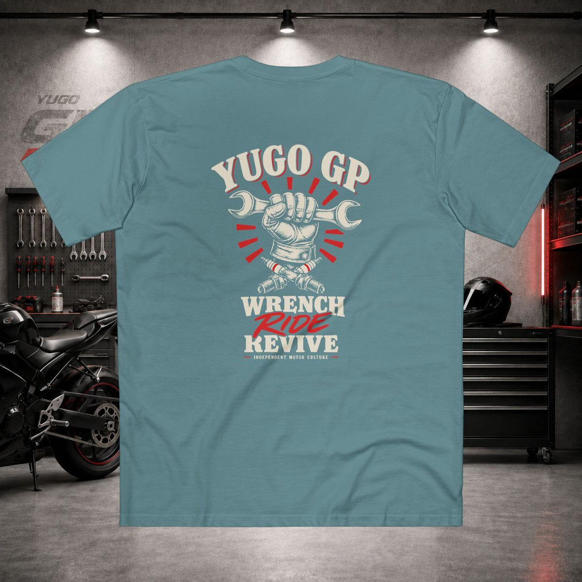 Yugo GP Wrench Ride Revive | Back Graphic Tee