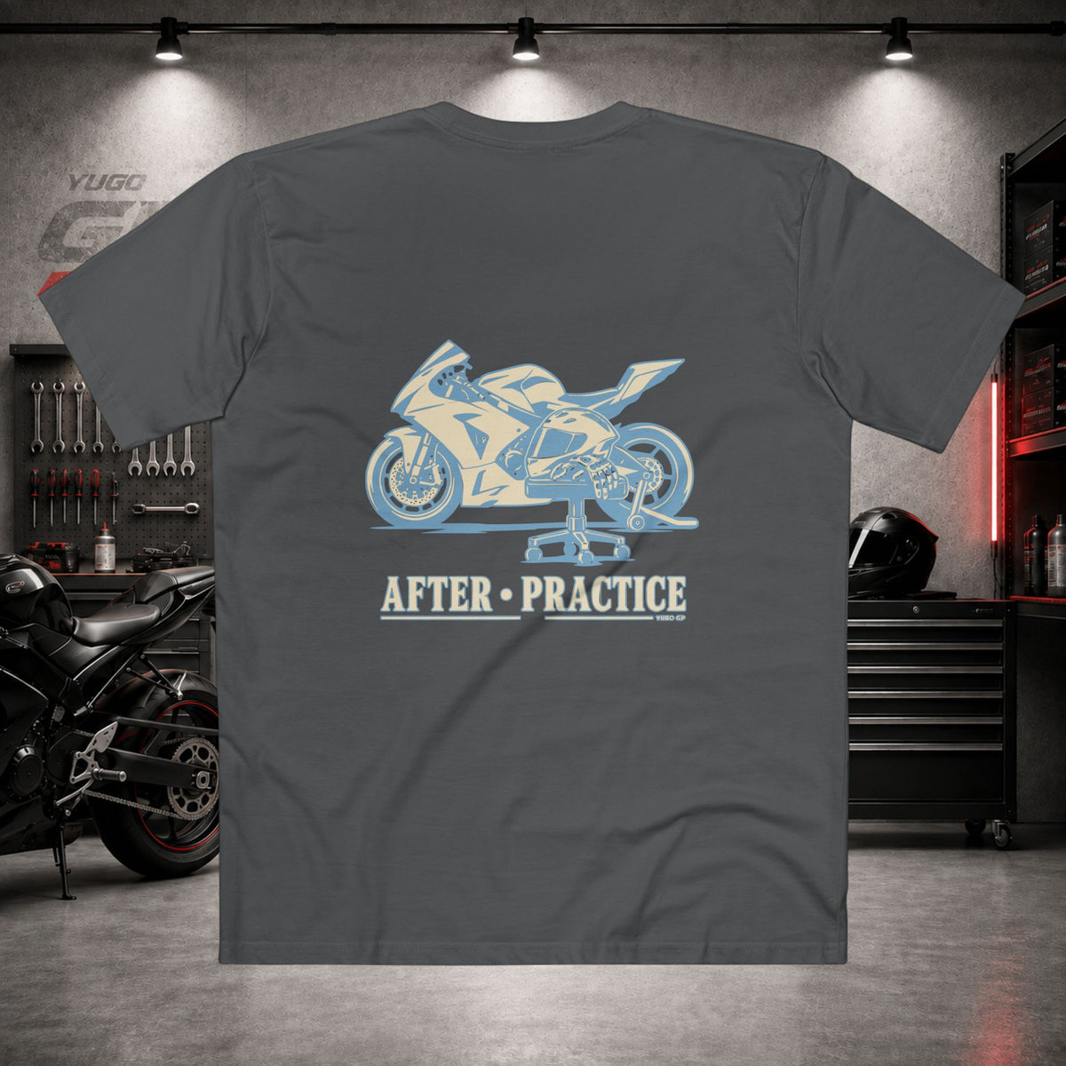 Yugo GP After Practice | Back Graphic Tee