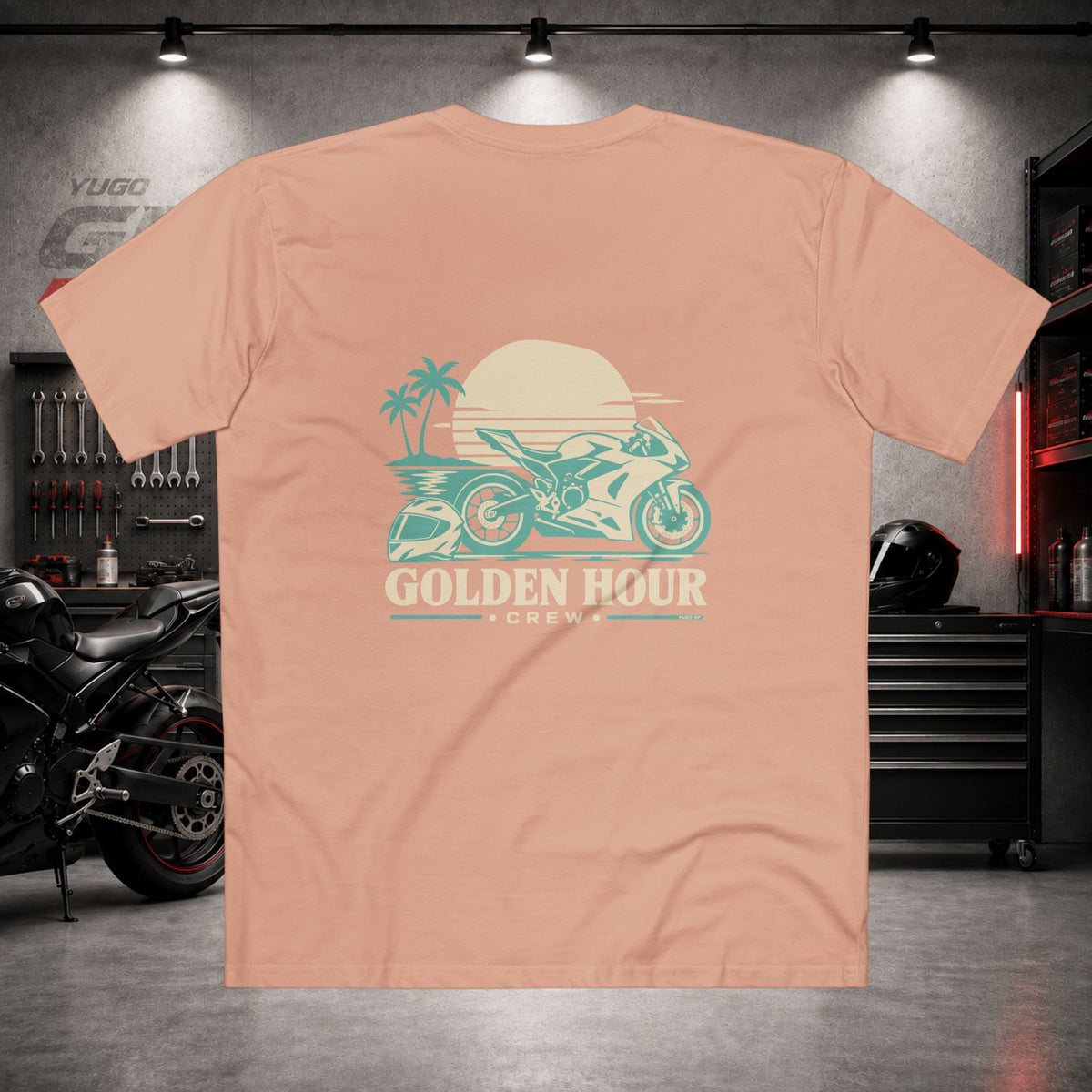 Yugo GP Golden Hour Crew | Back Graphic Tee