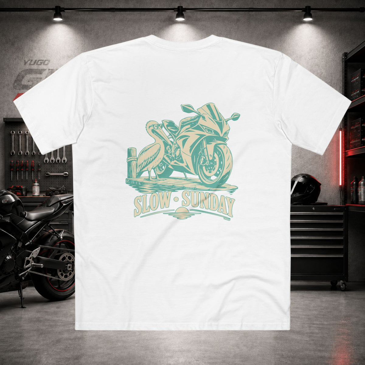 Yugo GP Slow Sunday | Back Graphic Tee
