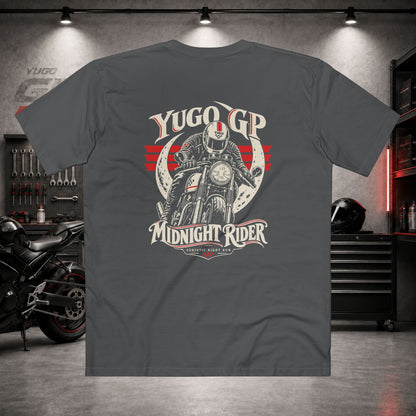 Yugo GP Midnight Rider | Back Graphic Tee