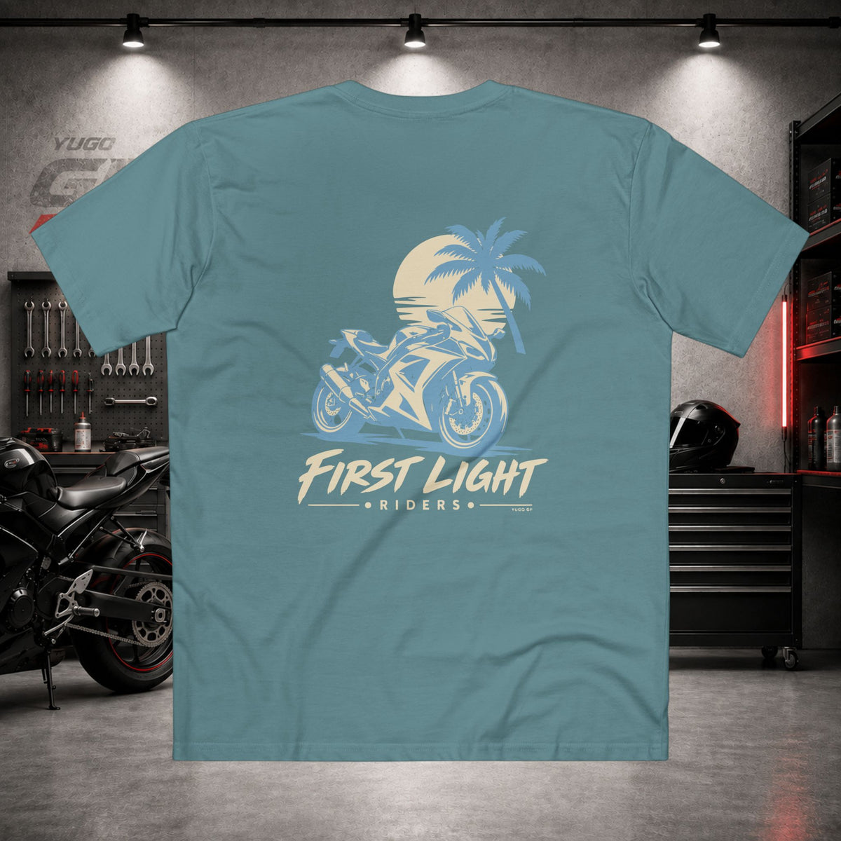 Yugo GP First Light Riders | Back Graphic Tee