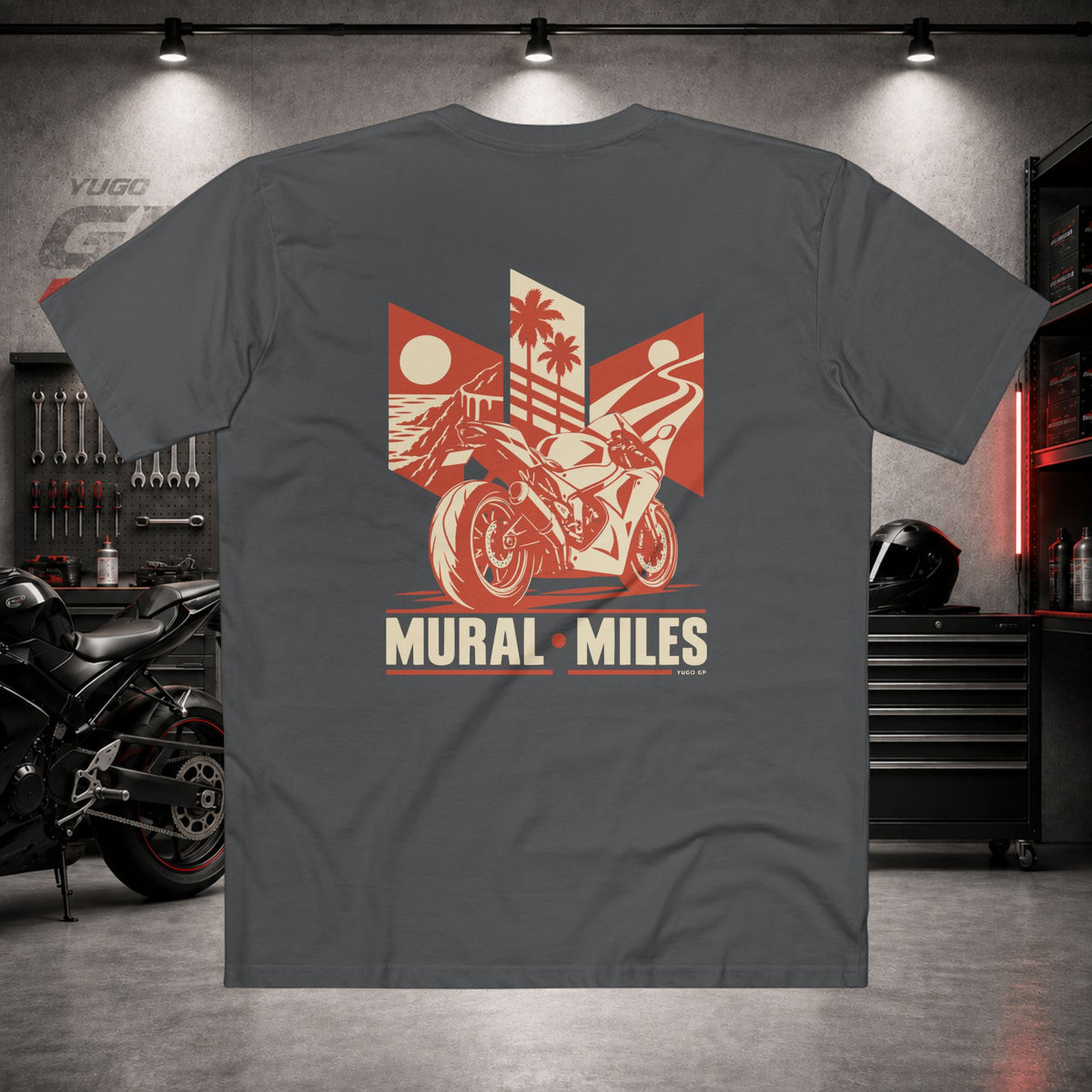 Yugo GP Mural Miles | Back Graphic Tee