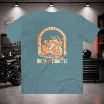 Yugo GP Brick & Throttle | Back Graphic Tee