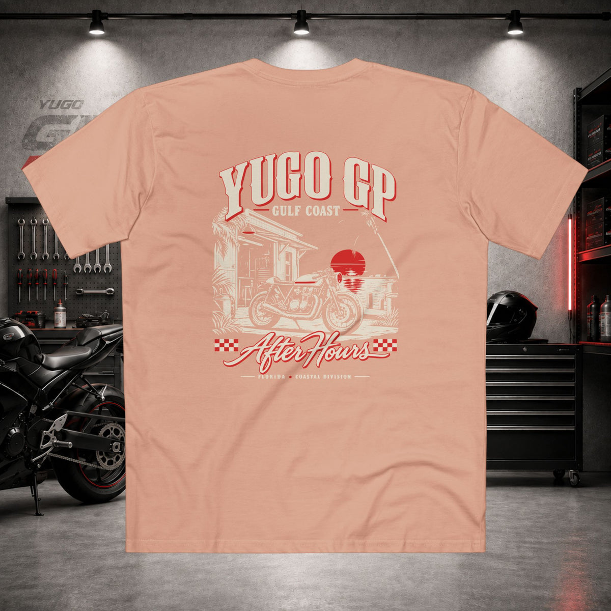 Yugo GP Gulf Coast After Hours | Back Graphic Tee