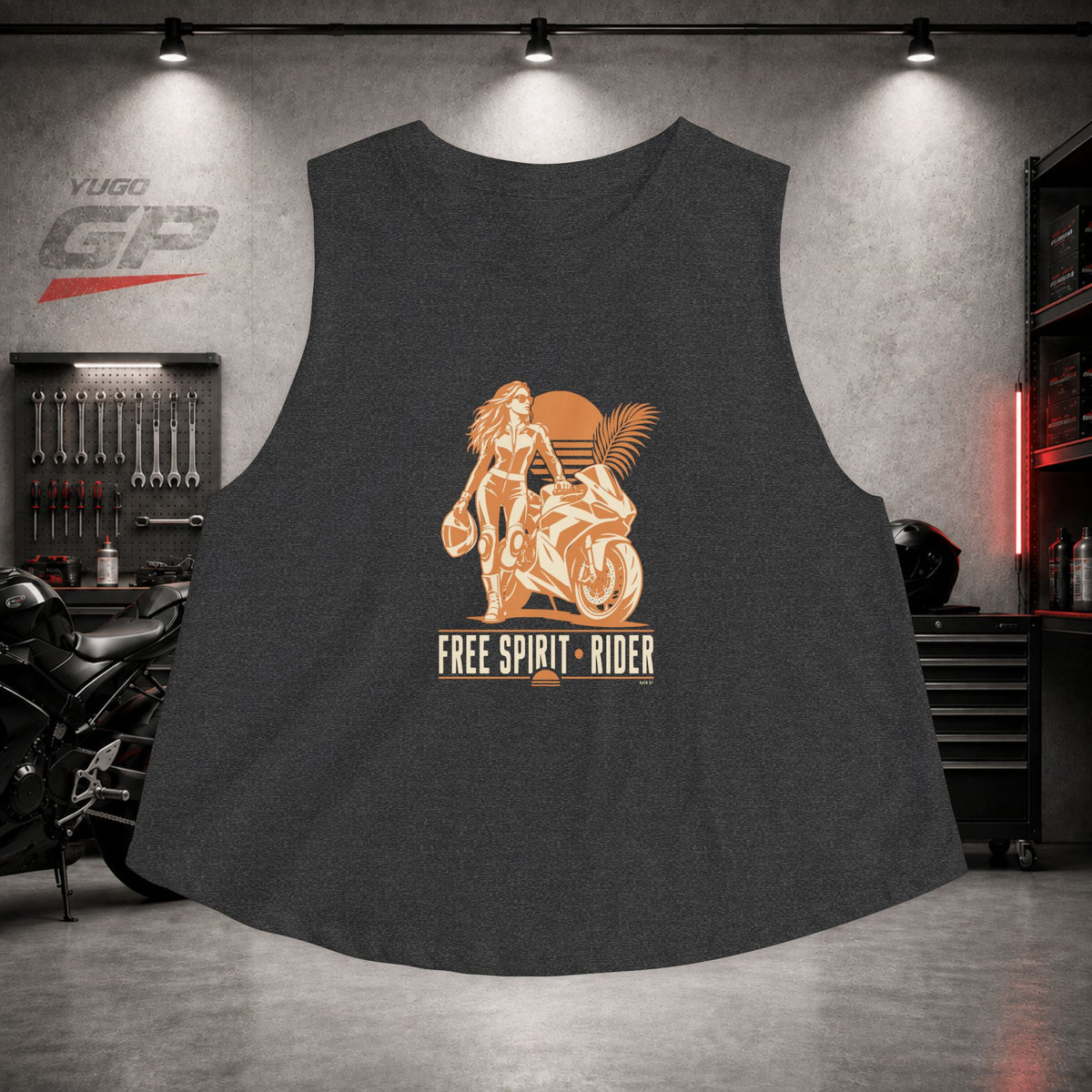 Yugo GP Free Spirit Rider | Her Crop Tank