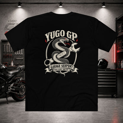 Yugo GP Garage Serpent | Back Graphic Tee