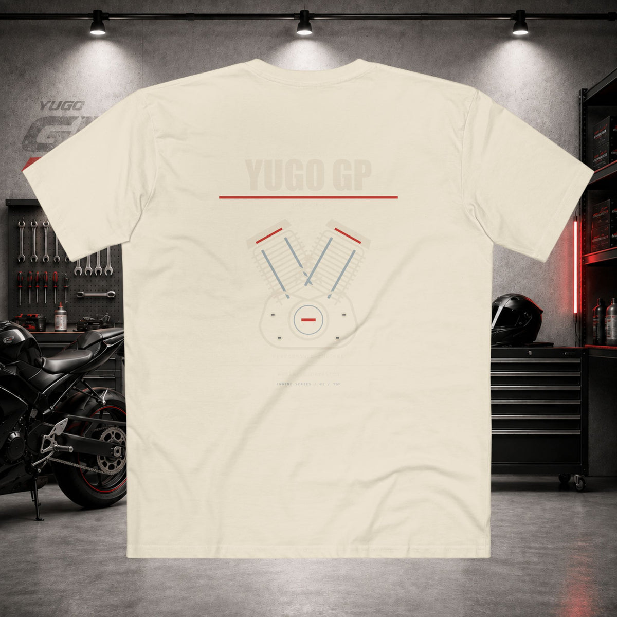 Yugo GP Twin Works | Back Graphic Tee