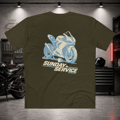 Yugo GP Sunday Service | Back Graphic Tee