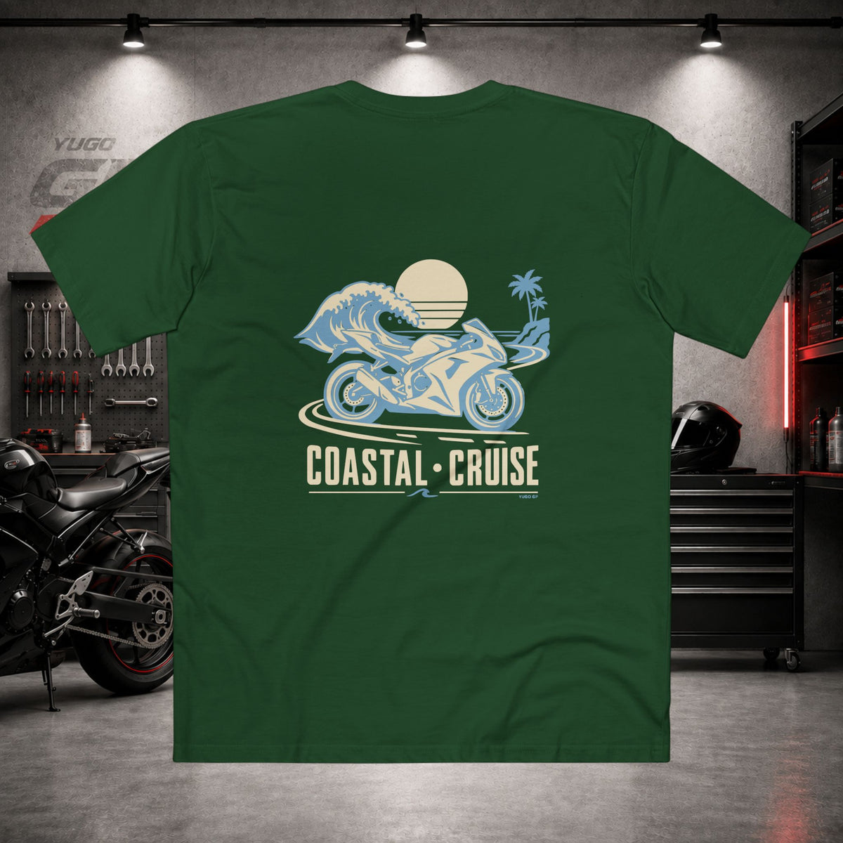 Yugo GP Coastal Cruise | Back Graphic Tee