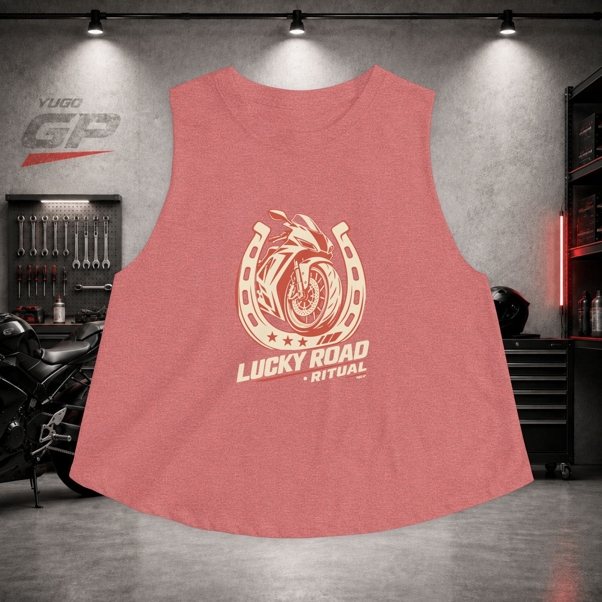 Yugo GP Lucky Road Ritual | Her Crop Tank