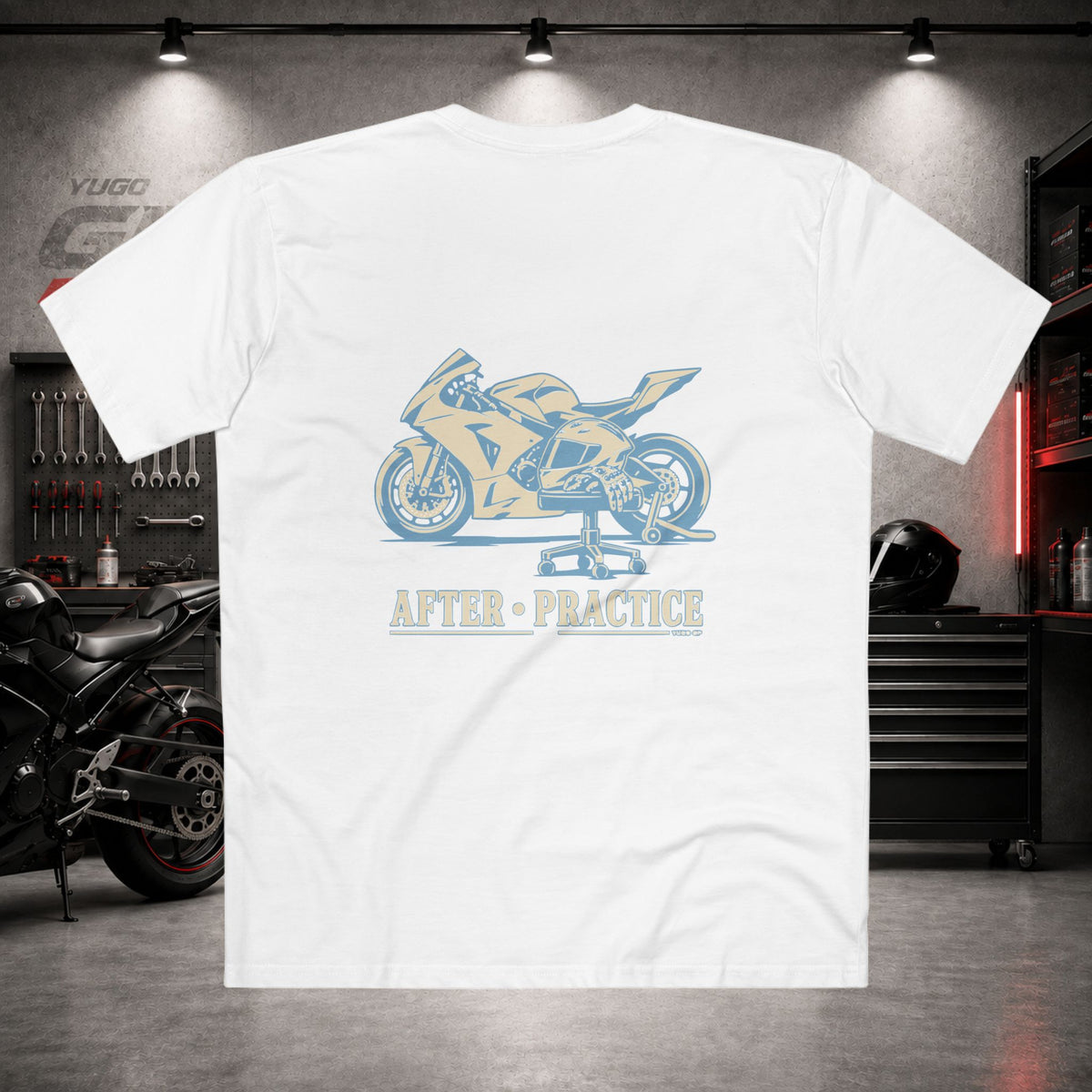 Yugo GP After Practice | Back Graphic Tee