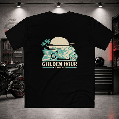 Yugo GP Golden Hour Crew | Back Graphic Tee