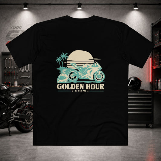 Yugo GP Golden Hour Crew | Back Graphic Tee