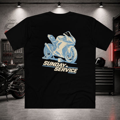 Yugo GP Sunday Service | Back Graphic Tee
