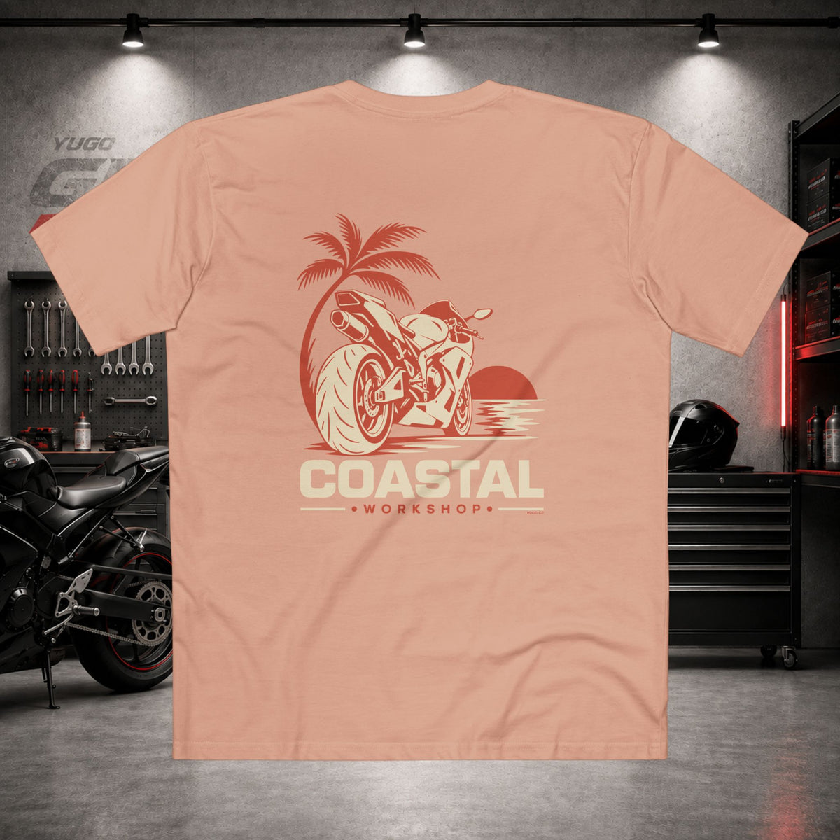 Yugo GP Coastal Workshop | Back Graphic Tee