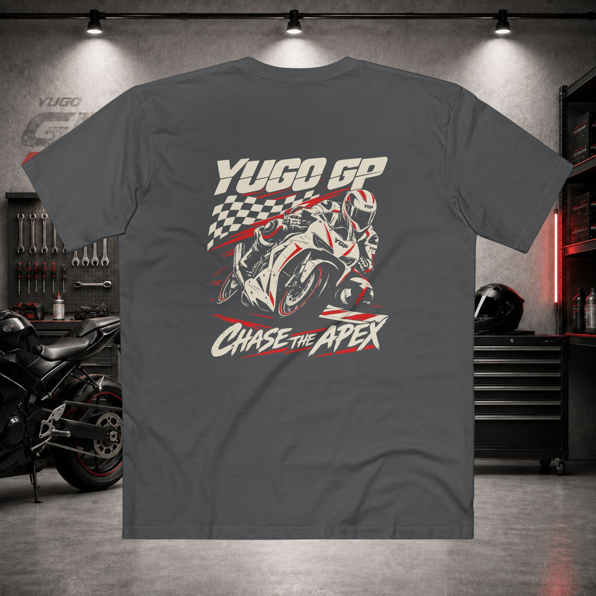 Yugo GP Chase the Apex | Back Graphic Tee
