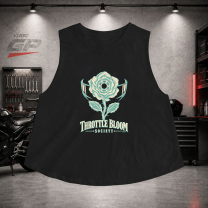 Yugo GP Throttle Bloom Society | Her Crop Tank
