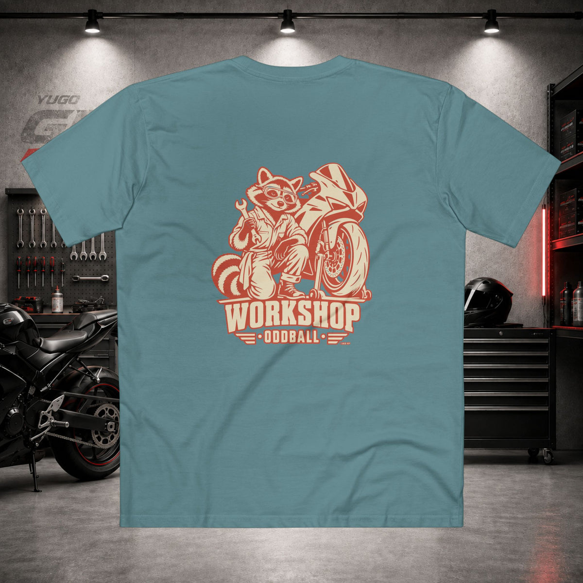 Yugo GP Workshop Oddball | Back Graphic Tee