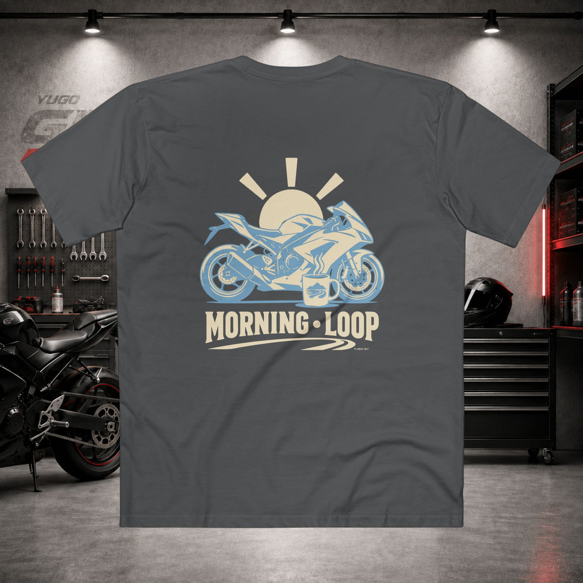 Yugo GP Morning Loop | Back Graphic Tee