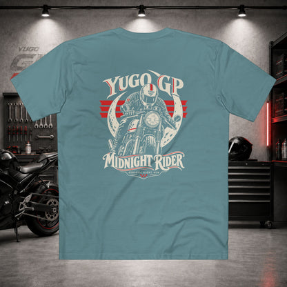 Yugo GP Midnight Rider | Back Graphic Tee