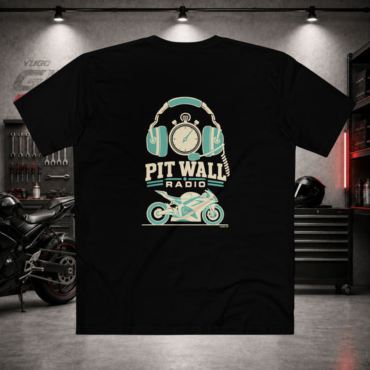 Yugo GP Pit Wall Radio | Back Graphic Tee