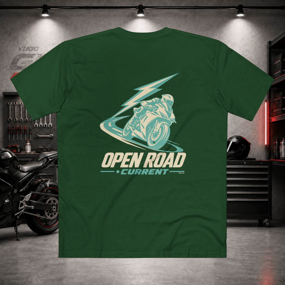 Yugo GP Open Road Current | Back Graphic Tee