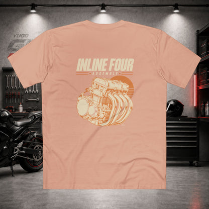 Yugo GP Inline Four Assembly | Back Graphic Tee