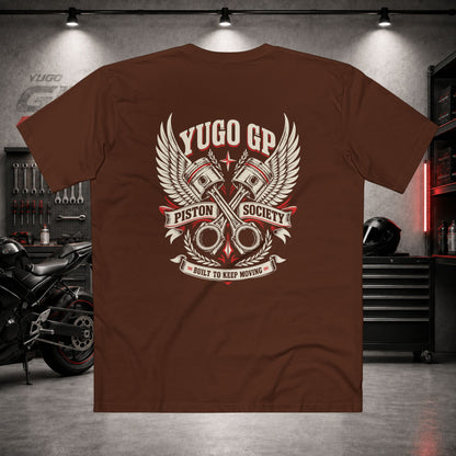 Yugo GP Piston Society | Back Graphic Tee