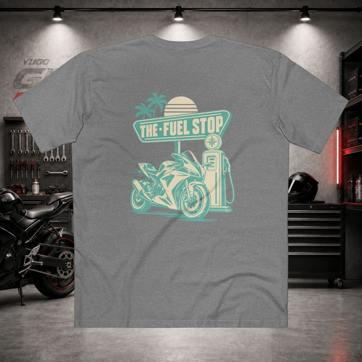 Yugo GP The Fuel Stop | Back Graphic Tee
