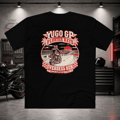 Yugo GP Florida Keys Overseas Run | Back Graphic Tee