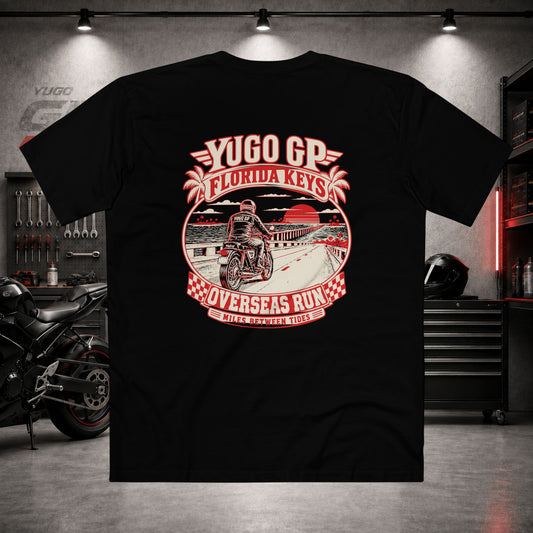 Yugo GP Florida Keys Overseas Run | Back Graphic Tee